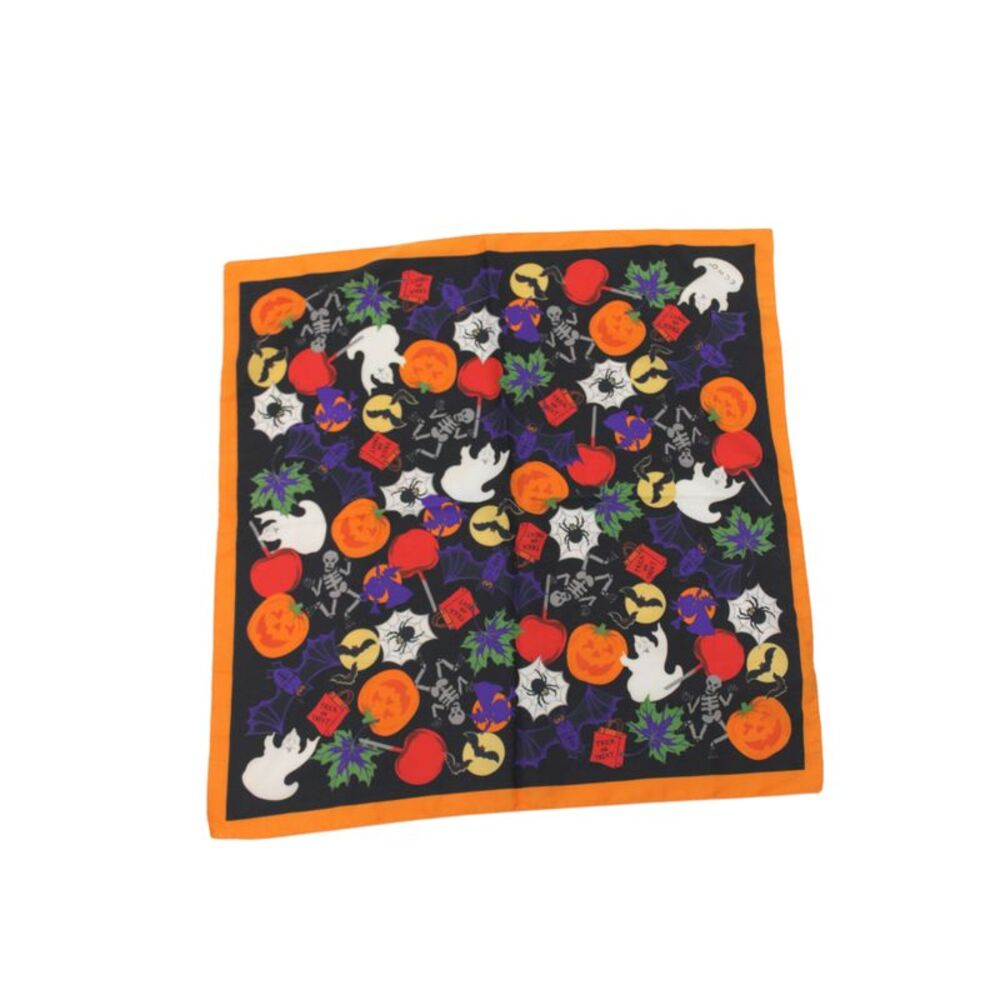 Echo Womens Scary Holiday Print Square Scarf Multicolor Size 20"X20" Lot 2